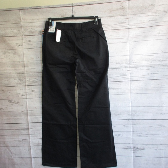 NWT - LEE black Mid Rise Trouser pants - sz 8 M - Picture 2 of 4